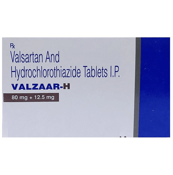 Valzaar-H Tablet – Valsartan (80mg) by Torrent Pharmaceuticals Ltd — photo 1 of 3