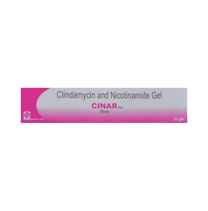 Cinar Gel – Clindamycin (1% w/w) by Articon Labs Pvt Ltd — photo 1 of 3
