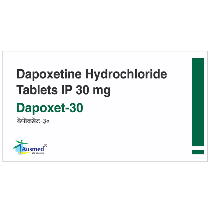 Dapoxet 30 Tablet – Dapoxetine (30mg) 30 mg by Care Formulation Labs Pvt Ltd — photo 1 of 2