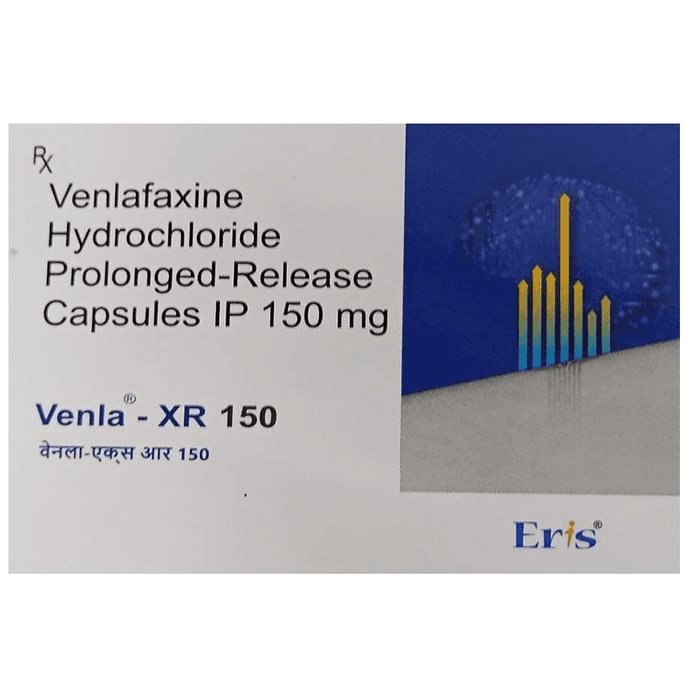 Venla -XR 150 Capsule – Venlafaxine (150mg) 150 mg by Eris Lifesciences Ltd — photo 1 of 3