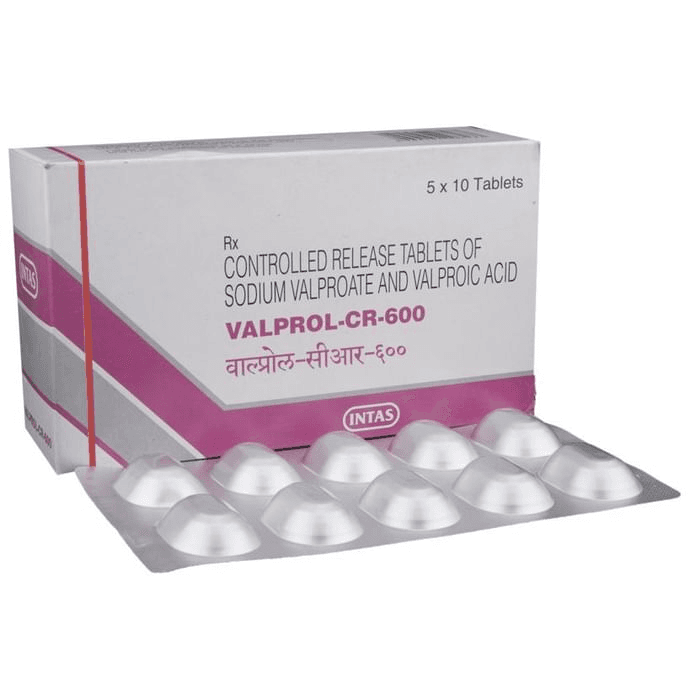 Valprol -CR 600 Tablet – Valprol -CR 600 Tablet by Intas Pharmaceuticals Ltd — photo 1 of 6