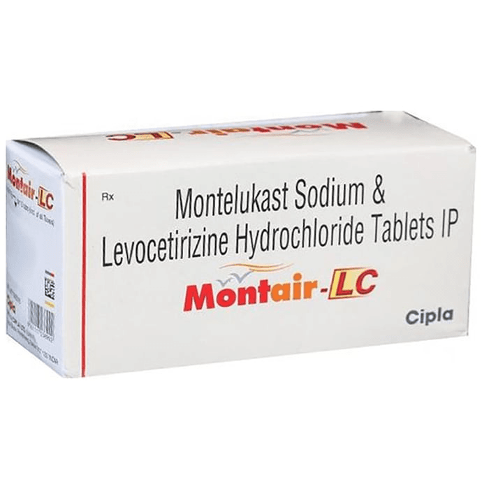 Montair-LC Tablet – Levocetirizine (5mg) by Cipla Ltd — photo 1 of 7