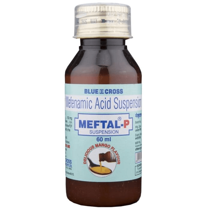 Meftal-P Suspension – Mefenamic Acid (100mg/5ml) by Blue Cross Laboratories Ltd — photo 1 of 3