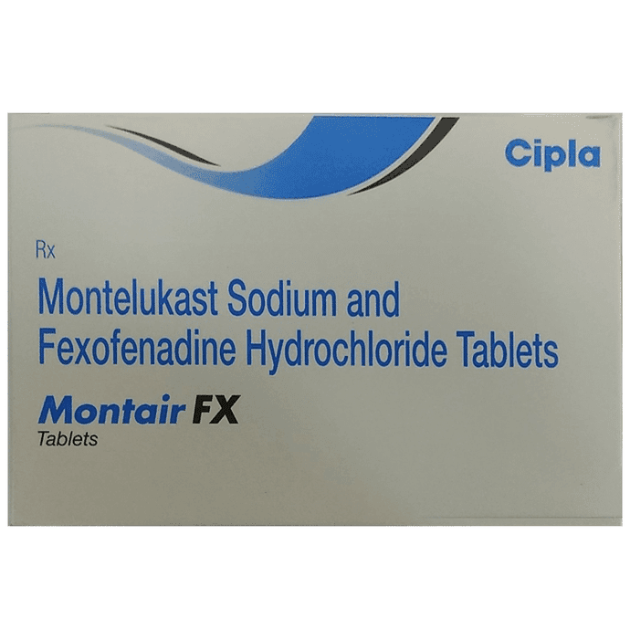 Montair FX Tablet – Montelukast (10mg) by Cipla Ltd — photo 1 of 2