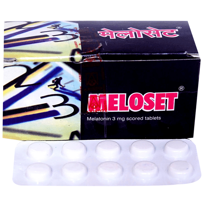 Meloset Tablet – Melatonin (3mg) by Aristo Pharmaceuticals Pvt Ltd — photo 1 of 3