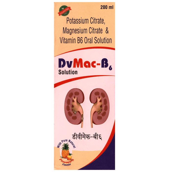 DvMac-B6 Oral Solution Pineapple Sugar Free