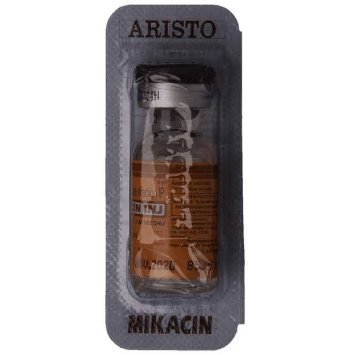 Mikacin 500mg Injection – Amikacin (500mg) 500 mg by Aristo Pharmaceuticals Pvt Ltd — photo 1 of 2