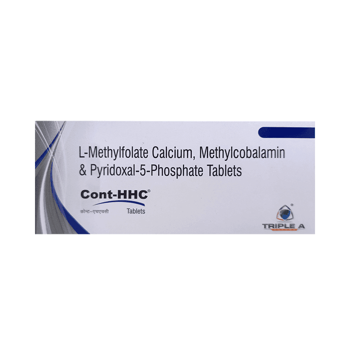 Cont-Hhc Tablet – L-Methyl Folate (1mg) by Triple A Pharma — photo 1 of 3