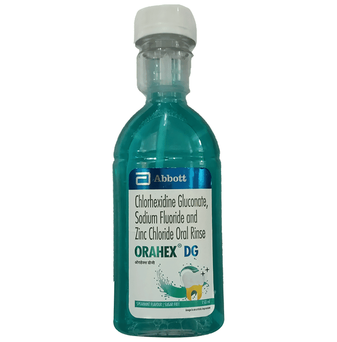 Orahex DG Oral Rinse Spearmint Sugar Free