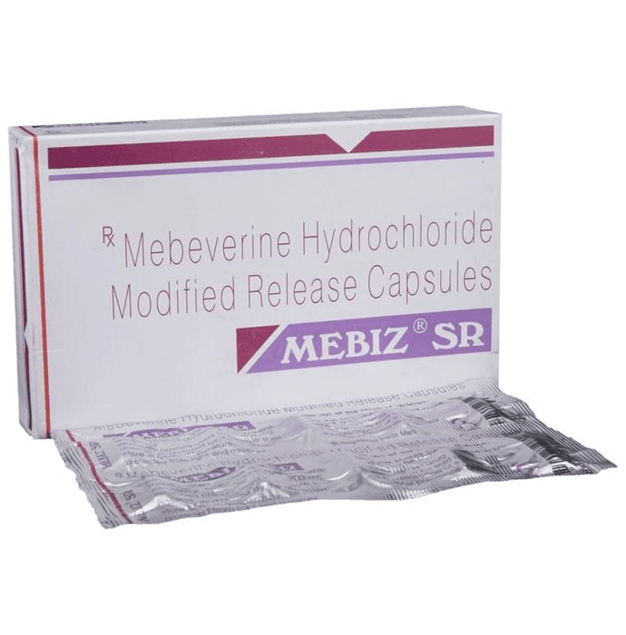 Mebiz SR Capsule – Mebeverine (200mg) by Sun Pharmaceutical Industries Ltd — photo 1 of 5