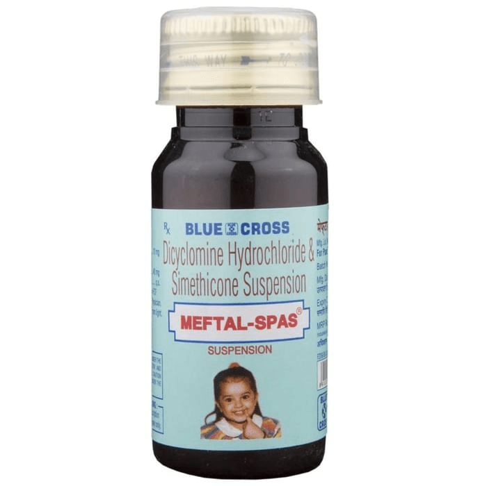 Meftal-Spas Suspension – Dicyclomine (10mg) by Blue Cross Laboratories Ltd — photo 1 of 2