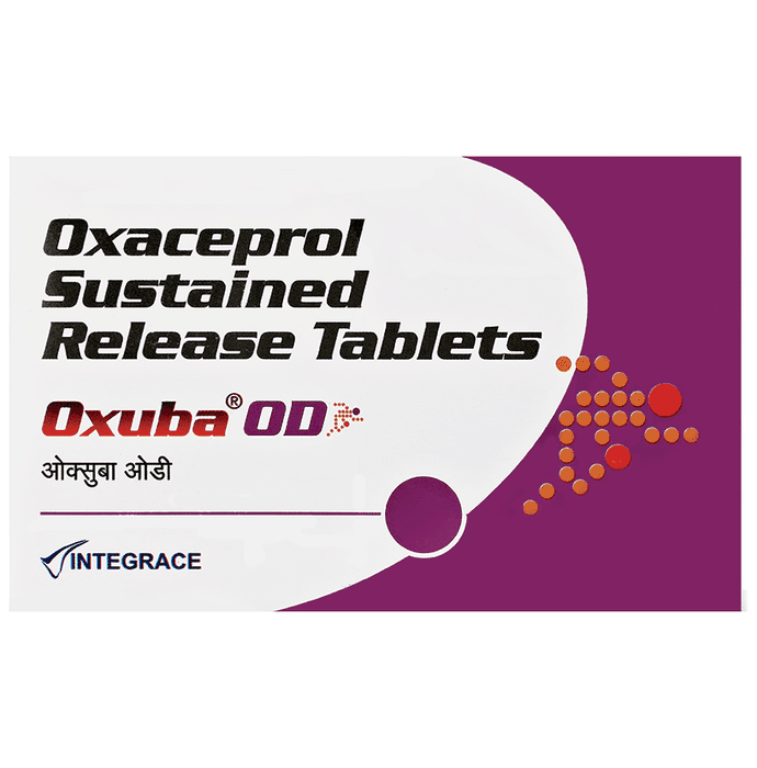 Oxuba OD Tablet SR – Oxaceprol (600mg) by Integrace Pvt Ltd — photo 1 of 4