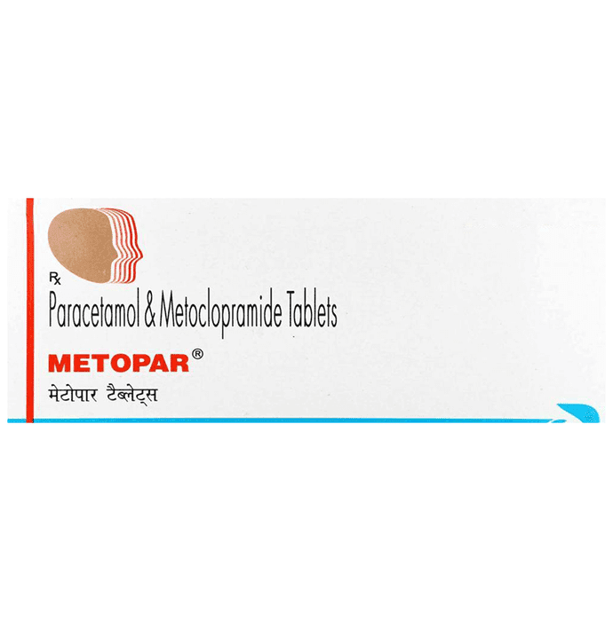 Metopar Tablet – Metoclopramide (5mg) by Oaknet Healthcare Pvt Ltd