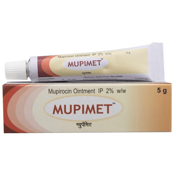Mupimet Ointment – Mupirocin (2% w/w) by Fourrts India Laboratories Pvt Ltd — photo 1 of 4