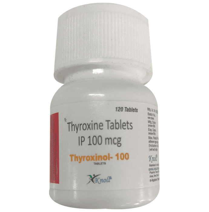 Thyroxinol 100 Tablet – 1650dc97-2296-44ec-a845-fd3a54c2ba08 by Knoll Pharmaceuticals Ltd — photo 1 of 2