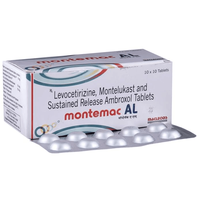 Montemac AL Tablet – 8b409090-6c39-4623-80b4-b99e49ce19ed by Macleods Pharmaceuticals Pvt Ltd — photo 1 of 6