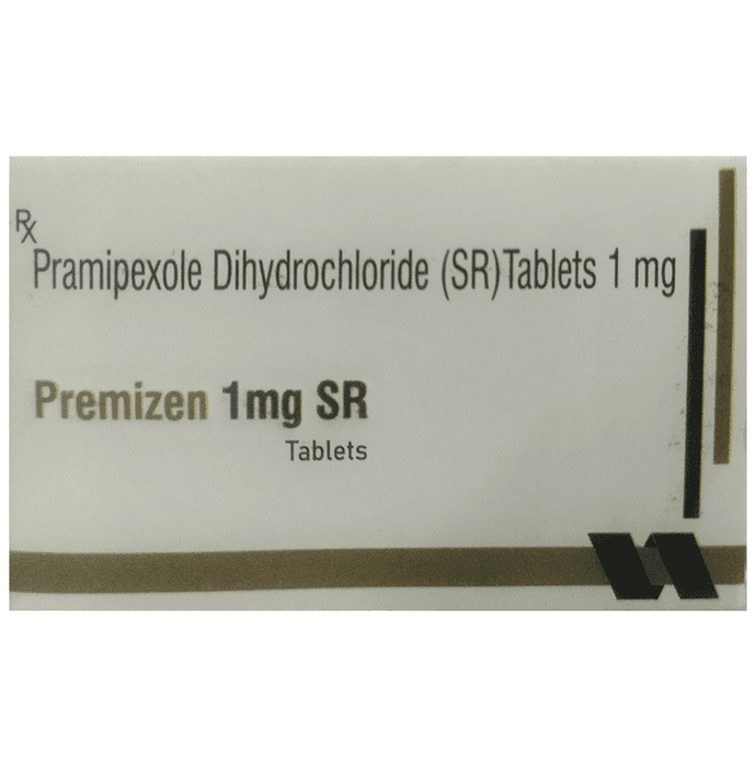 Premizen 1mg SR Tablet – Pramipexole (1mg) 1 mg by Avallac Pharmaceutical LLP — photo 1 of 2