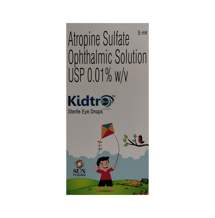Kidtro Eye Drop – Atropine (0.01% w/v) by Sun Pharmaceutical Industries Ltd — photo 1 of 3