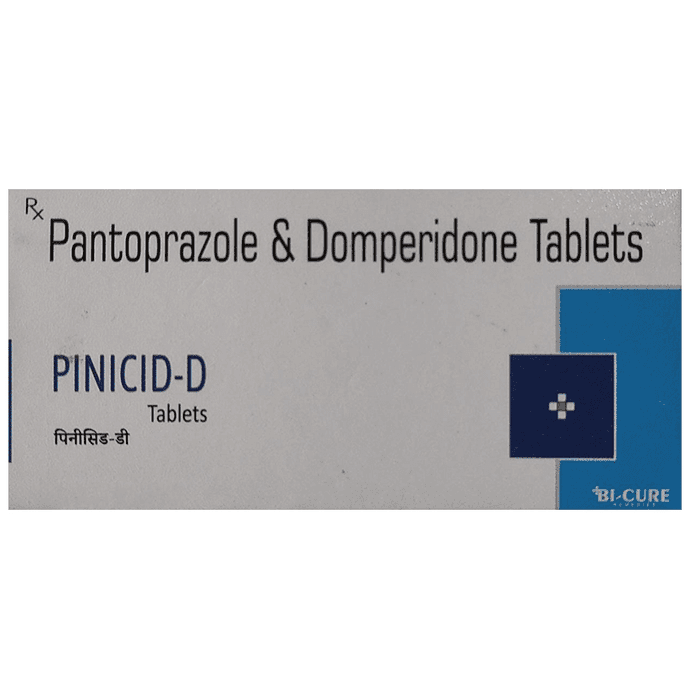 Pinicid-D Tablet – Domperidone (10mg) by Bi-Cure Remedies — photo 1 of 2