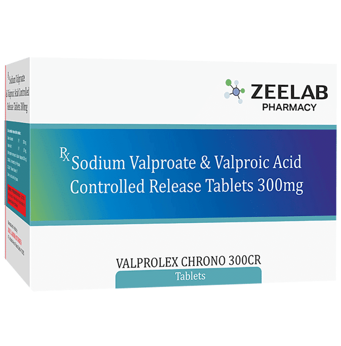 Valprolex Chrono 300 CR Tablet – Valprolex Chrono 300 CR Tablet by Zeelab Pharmacy Pvt Ltd