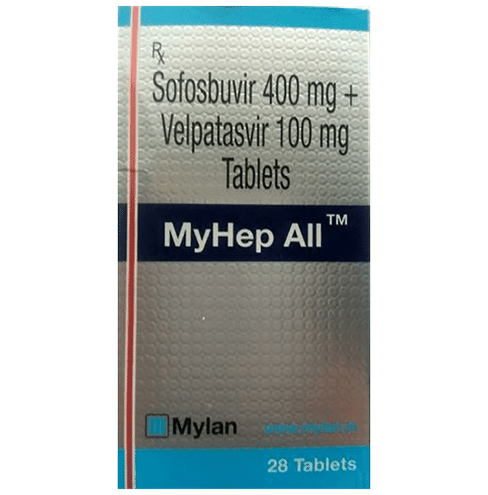 Myhep All Tablet – Sofosbuvir (400mg) by Mylan Pharmaceuticals Pvt Ltd - A Viatris Company — photo 1 of 4