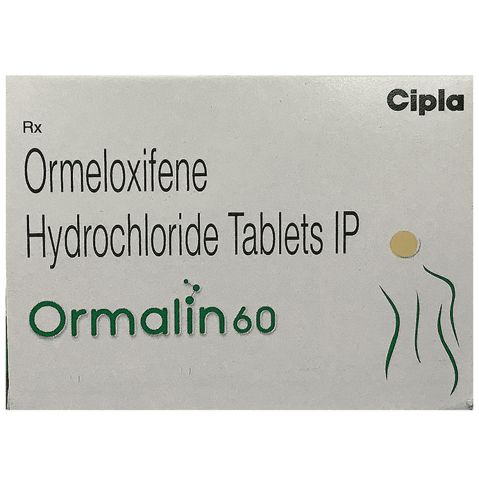 Ormalin 60 Tablet – Centchroman (60mg) 60 mg by Cipla Ltd — photo 1 of 2