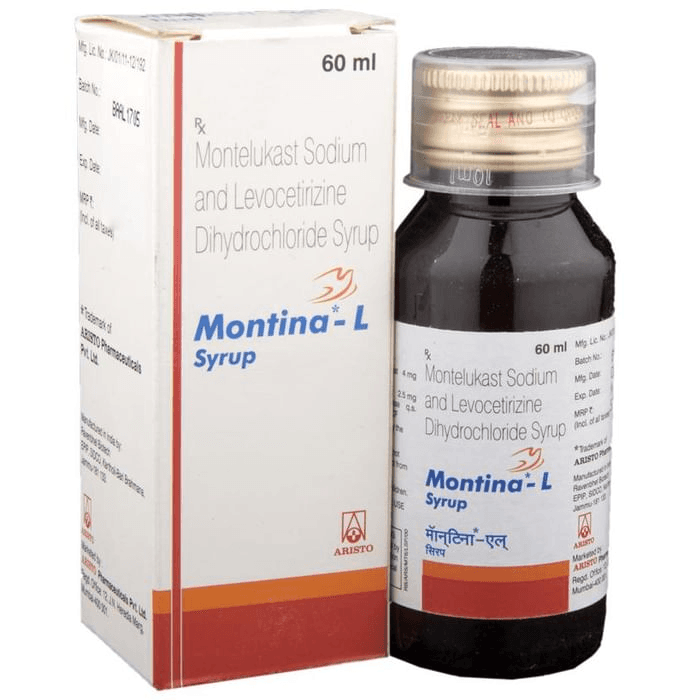 Montina-L Syrup – 049d6779-b983-44ce-8614-ea86182f3879 by Aristo Pharmaceuticals Pvt Ltd — photo 1 of 5