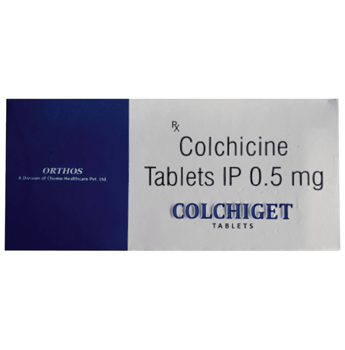 Colchiget Tablet – Colchicine (0.5mg) by Chemo Healthcare Pvt Ltd — photo 1 of 2