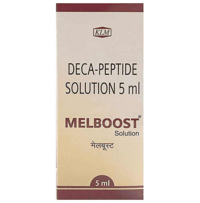 Melboost 5mg Solution – Deca Peptide (5mg) 5 mg by KLM Laboratories Pvt Ltd — photo 1 of 2