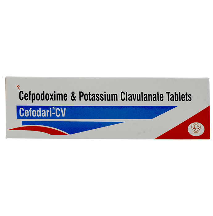 Cefodari-CV Tablet – Cefpodoxime Proxetil (200mg) by Bhandaree Consumer Products Pvt Ltd — photo 1 of 5