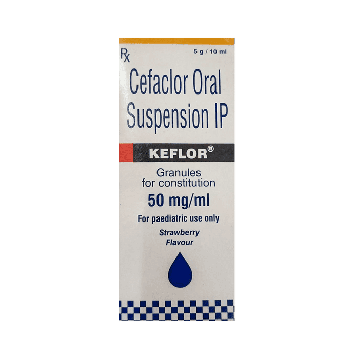 Keflor Oral Suspension Strawberry