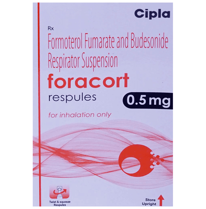 Foracort 0.5mg Respules 2ml – Formoterol (20mcg) 0.5 mg by Cipla Ltd — photo 1 of 6