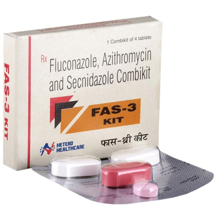 Fas 3 Kit – Fluconazole (150mg) 3 mg by Hetero Healthcare Limited — photo 1 of 6