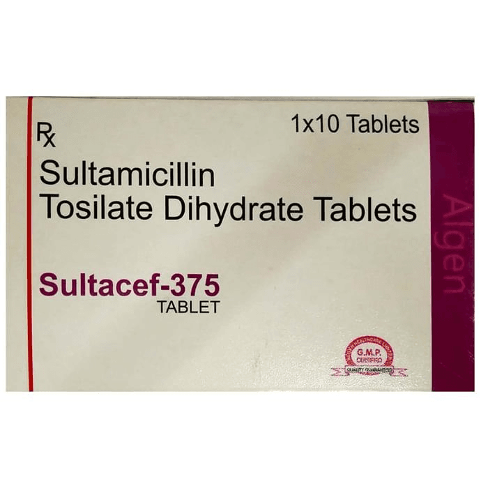 Sultacef 375 Tablet – Sultacef 375 Tablet by Algen Healthcare Limited