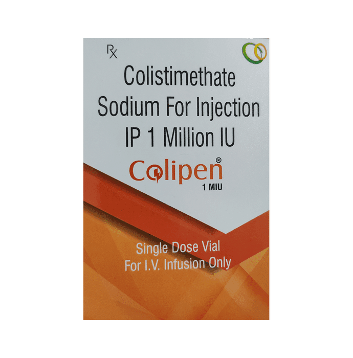 Colipen 1MIU Injection – Colistimethate Sodium (1000000IU) by Nexokinde Healthcare Pvt Ltd — photo 1 of 2