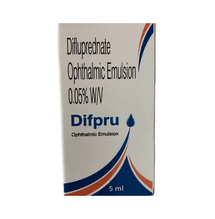 Difpru Ophthalmic Emulsion – Difluprednate (0.05% w/v) by Essential Pharmaceuticals — photo 1 of 2