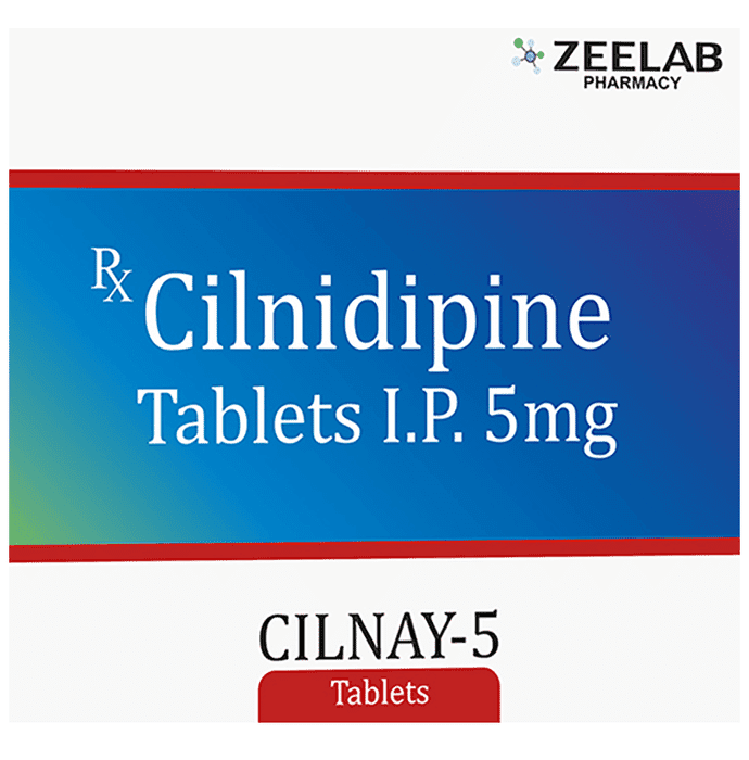 Cilnay 5 Tablet – Cilnidipine (5mg) 5 mg by Zeelab Pharmacy Pvt Ltd