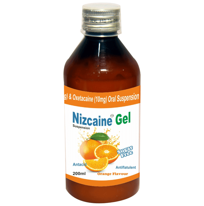 Nizcaine Gel Orange Sugar Free – b0f16706-24aa-4933-9762-ba19bc0ed3f1 by Salniz Healthcare — photo 1 of 2