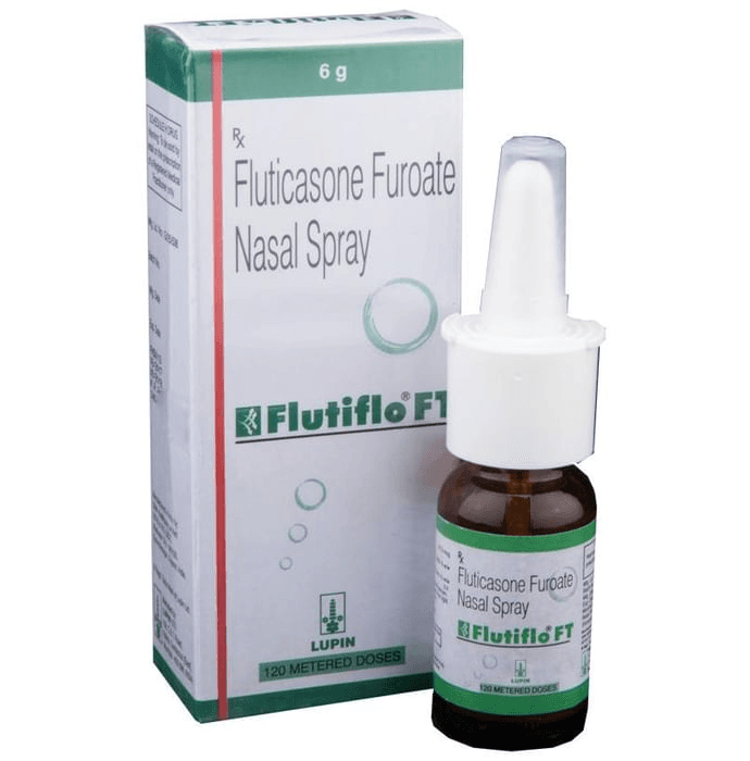 Flutiflo FT Nasal Spray – Fluticasone Furoate (27.5mcg) by Lupin Ltd — photo 1 of 5