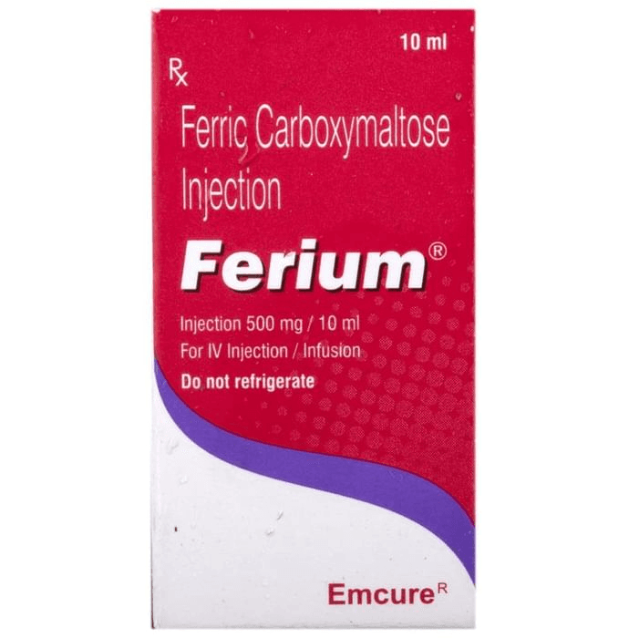 Ferium Injection – Ferric Carboxymaltose (50mg/ml) by Emcure Pharmaceuticals Ltd — photo 1 of 2