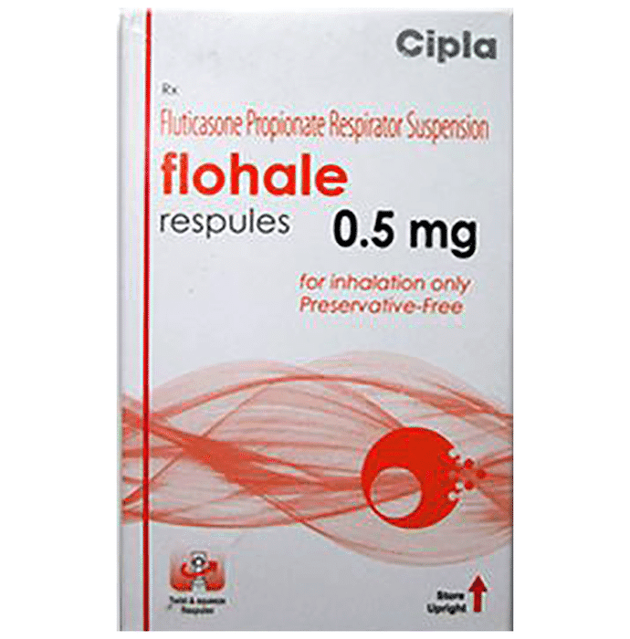 Flohale 0.5mg Respules 2ml – Fluticasone Propionate (0.5mg) 0.5 mg by Cipla Ltd