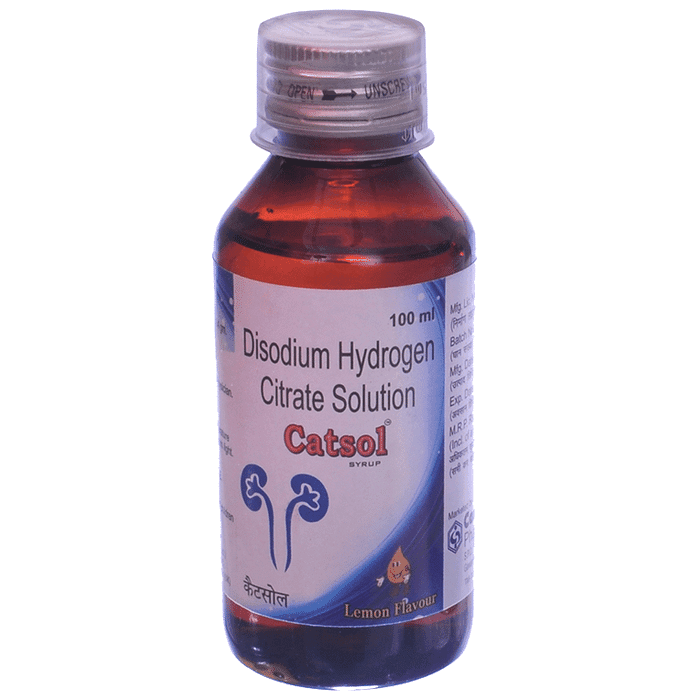 Catsol Syrup – Disodium Hydrogen Citrate (1.5gm) by Cascade India Pharmaceuticals