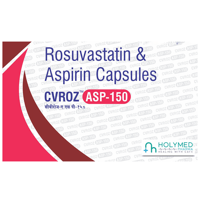 Cvroz ASP 150 Capsule – Rosuvastatin (10mg) 150 mg by Holymed Pharma — photo 1 of 2