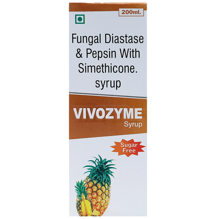 Vivozyme Syrup – ca960668-ad99-425b-b23d-ce6aeeebca87 by Rekin Pharma Pvt. Ltd. — photo 1 of 2