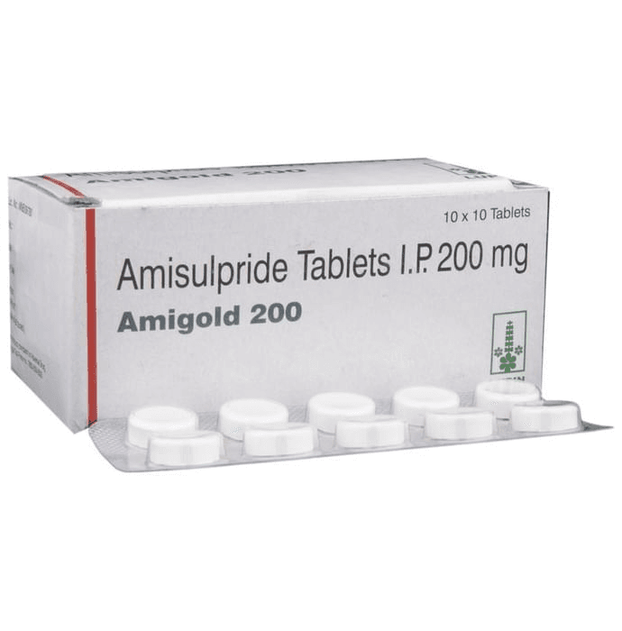 Amigold 200 Tablet – Amisulpride (200mg) 200 mg by Lupin Ltd — photo 1 of 6