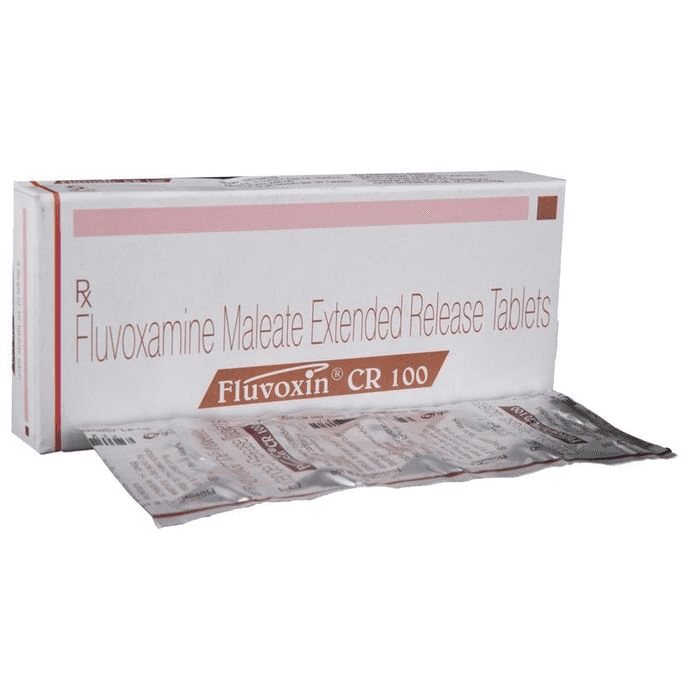 Fluvoxin CR 100 Tablet – Fluvoxamine (100mg) 100 mg by Sun Pharmaceutical Industries Ltd — photo 1 of 3