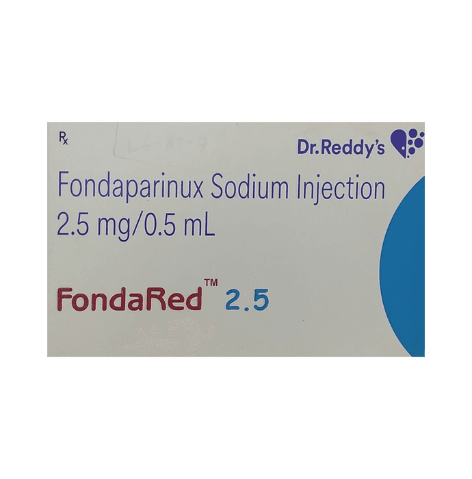 Fondared 2.5mg Injection – Fondaparinux (2.5mg) 2.5 mg by Dr Reddy's Laboratories Ltd — photo 1 of 2