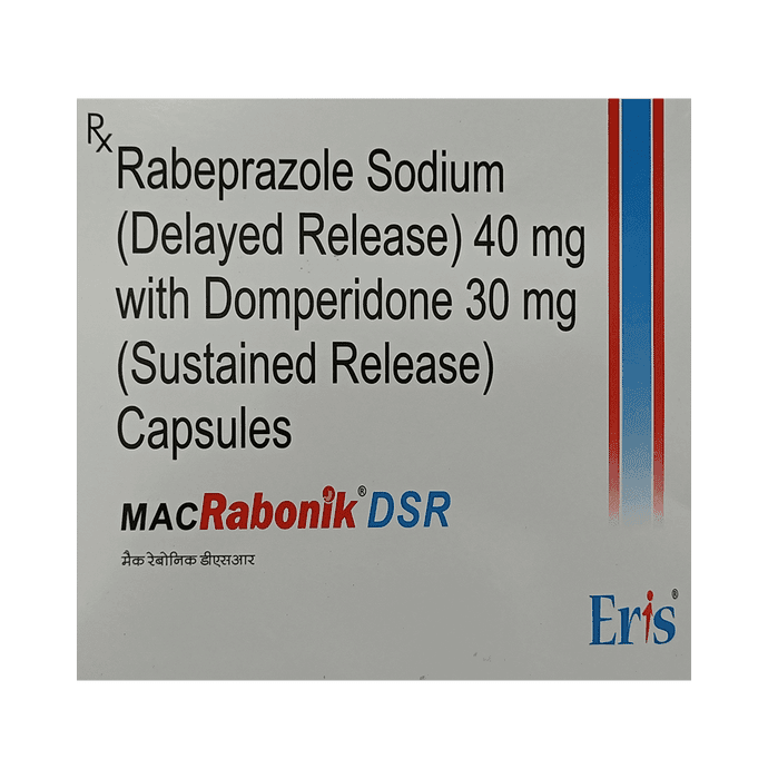 Mac Rabonik DSR Capsule – Domperidone (30mg) by Eris Lifesciences Ltd — photo 1 of 4
