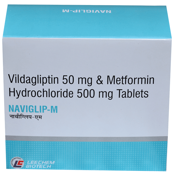 Naviglip-M Tablet – Metformin (500mg) by Lee Chem Biotech Pvt Ltd — photo 1 of 2