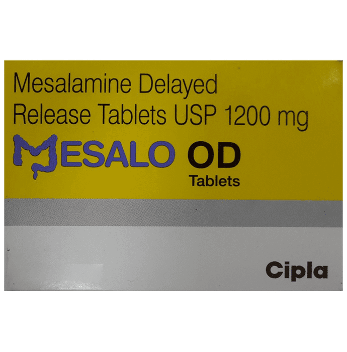 Mesalo OD Tablet – Mesalazine (1200mg) by Cipla Ltd — photo 1 of 2